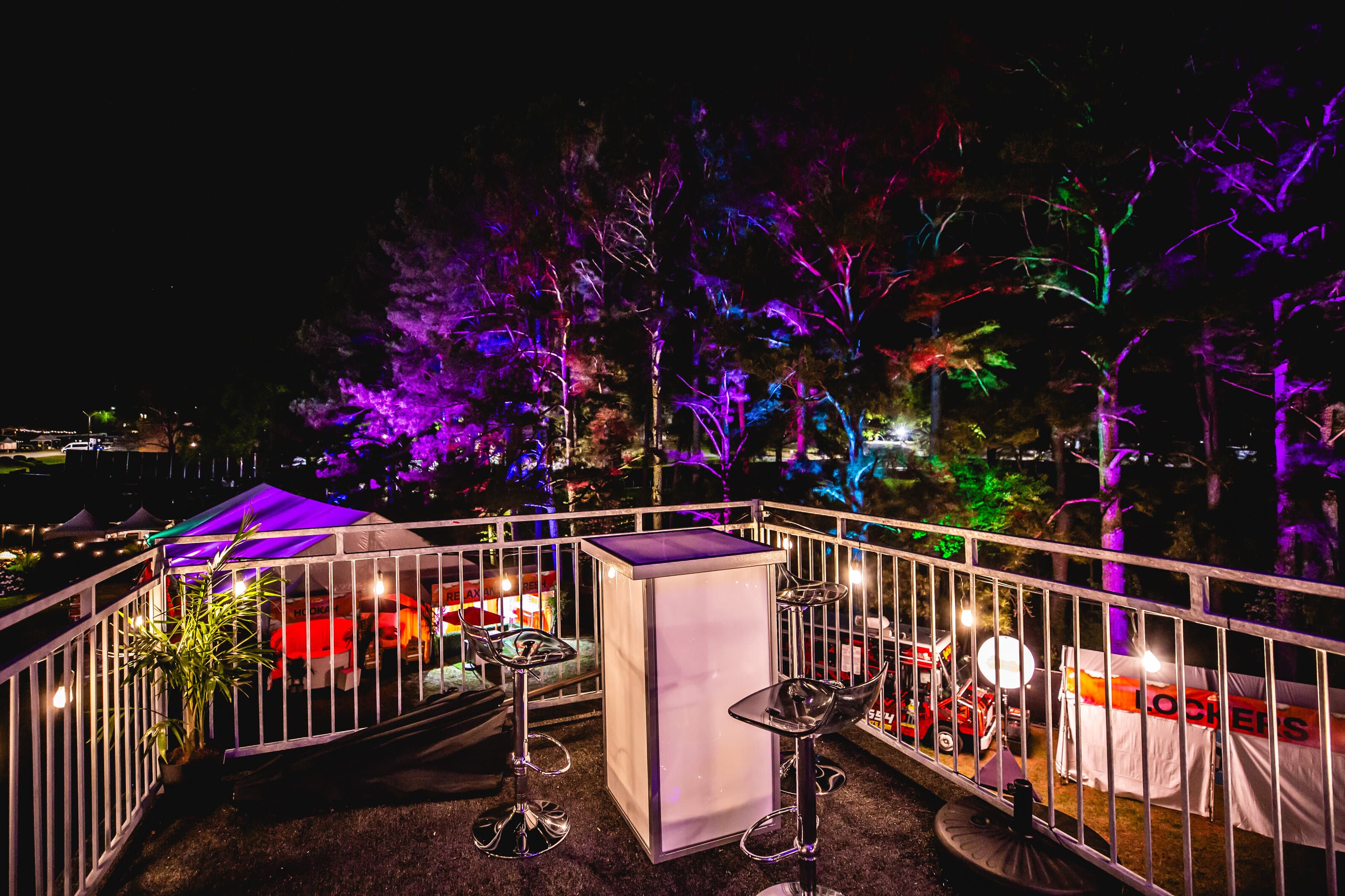 Large format video wall rigged at Dreamville Festival